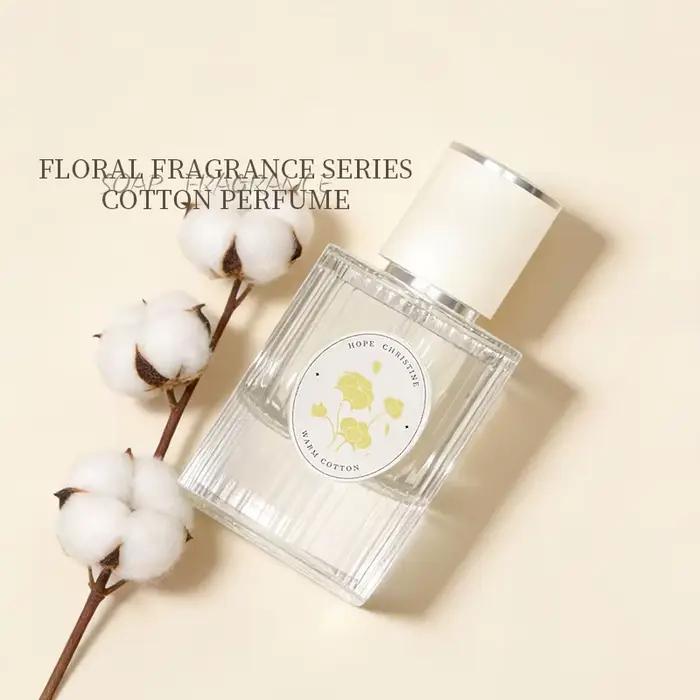 Parfum floral Clean Cotton Original pour femme, notes de tête et de cœur fraîches, longue tenue, idéal pour le bureau, dates et événements spéciaux