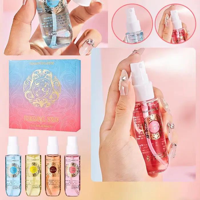 Coffret Cadeau de 4 Mini Sprays Parfumés