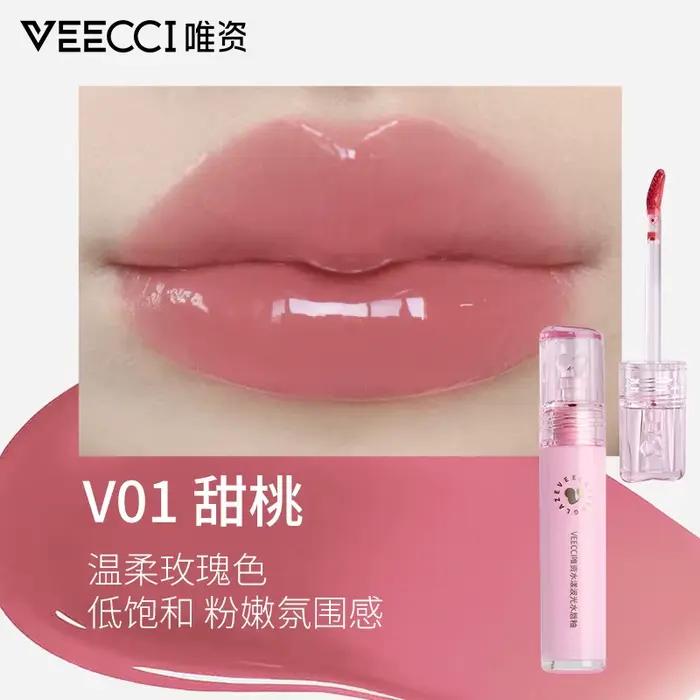 VEECCI – vernis à lèvres miroir aqueux, gelée hydratante longue durée, brillant Non collant, maquill