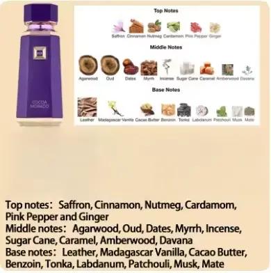 Eau de Parfum Longue Durée Arabe Brun Cocoa Morado Azzure Aoud French Avenue Parfum Boisé Épicé Vanille pour Homme