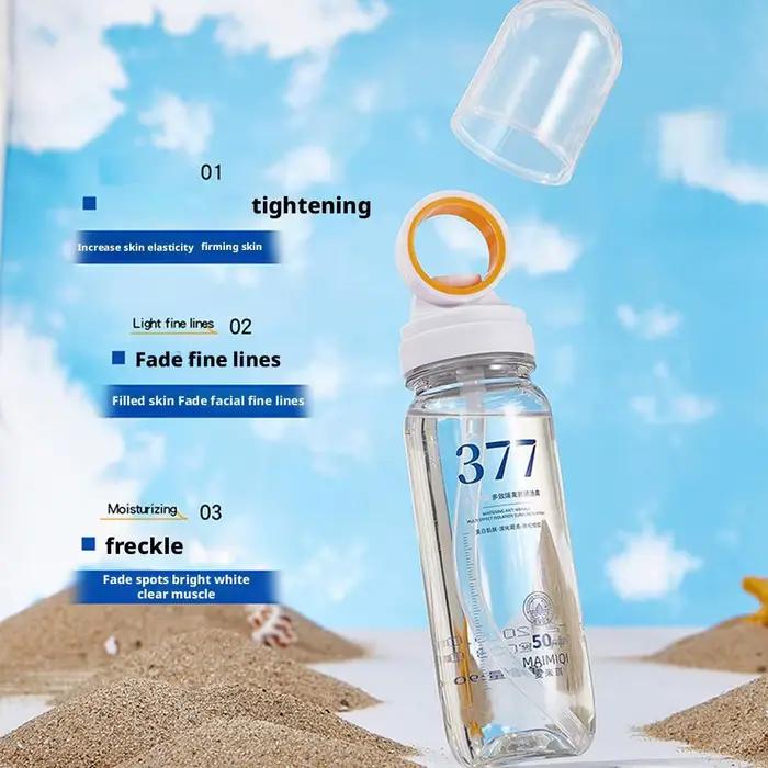 NOUVEAU Spray solaire anti-âge SPF50+ 377, hydratant, anti-rides, éclaircissant, pour le visage, le corps et le cou