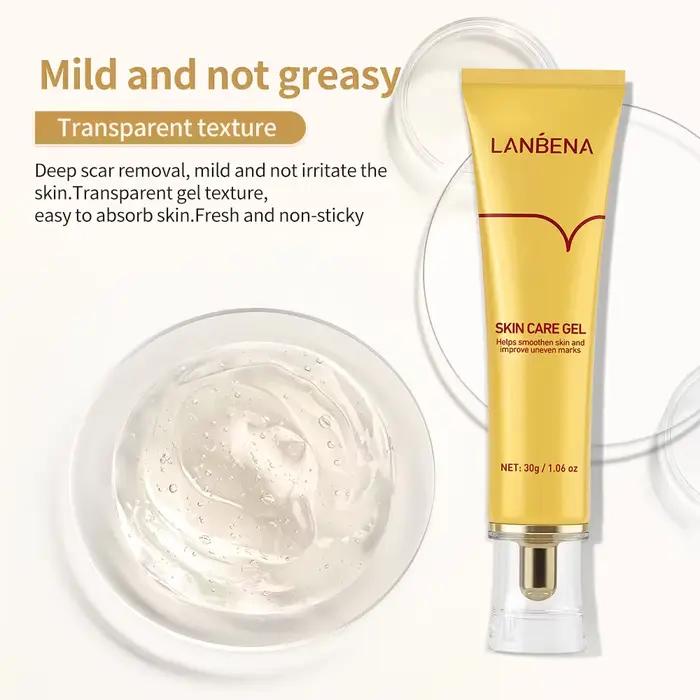 Gel rafraichissant LANBENA pour le corps, hydratation facile, peau douce et revitalisée, soins quotidiens pour une belle peau toute l'année