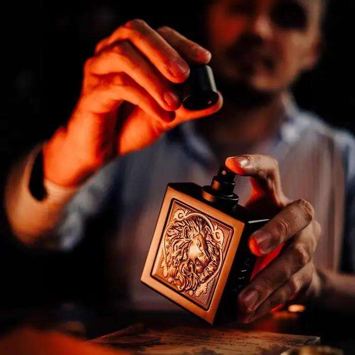 Tête De Lion noir Eau De Parfum moyen-orient Style dubaï arabe unisexe cannelle