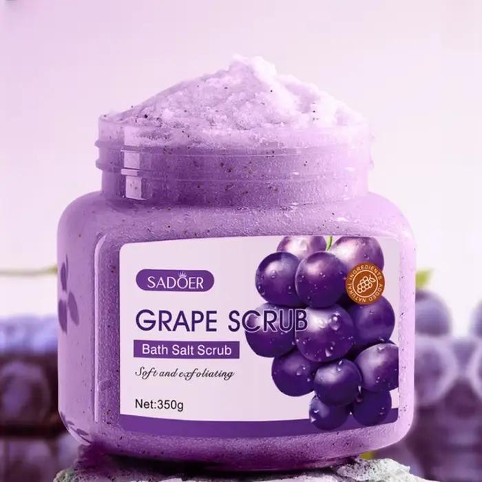 Gommage au sel de bain de raisin 350g