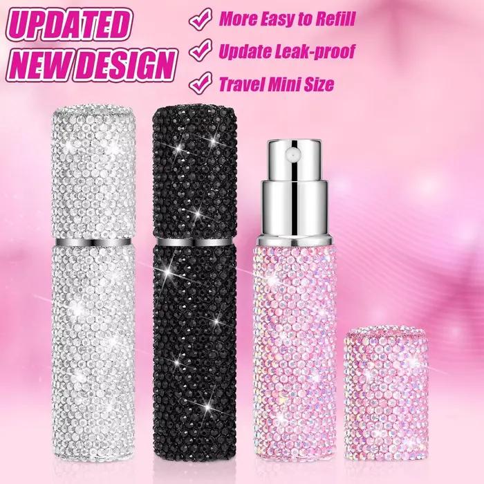 Bouteille de pulvérisation de parfum en cristal de 10ml
