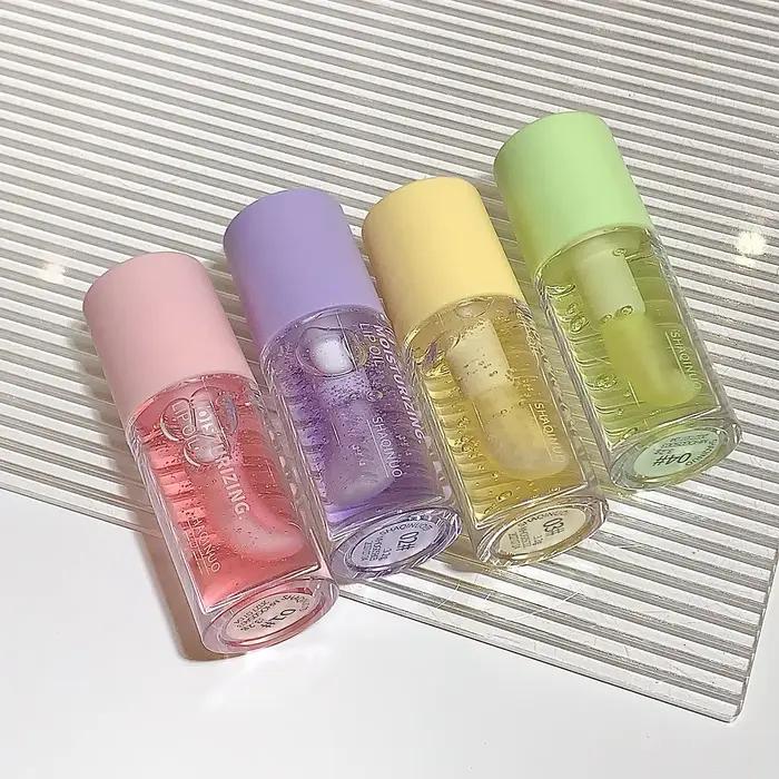 Huile Hydratante Transparente et Légère pour Soin de Maquillage Brillant à Lèvres, Hydratation et Brillance Durables, Lèvres Élégantes et Eclatantes Occasions Spéciales