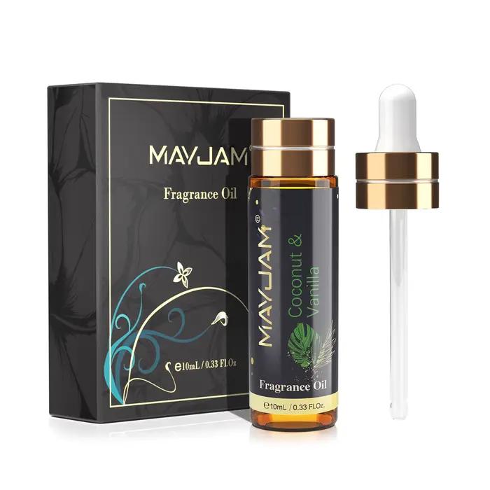 Huiles Essentielles Aromatiques MAYJAM : Musc Blanc, Brise Marine, Poudre de Bébé, Fraise, Baie, Rhu