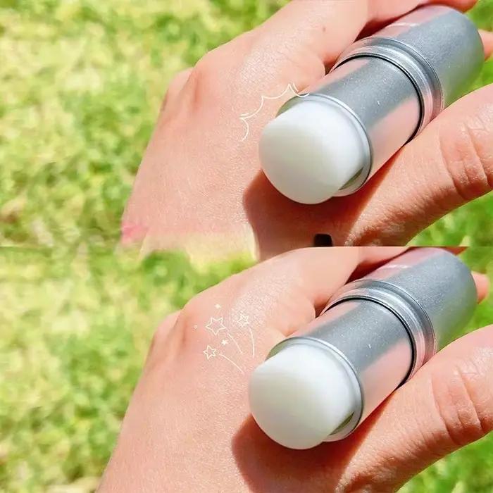 Tube argenté femme parfum solide Portable baume