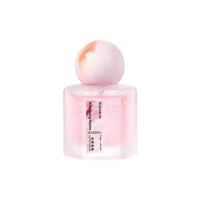 WARMKISS Eau de Parfum pour Femme 50ml Parfum Élégant Longue Durée Bouchon Sphérique Effet Marbre Pa