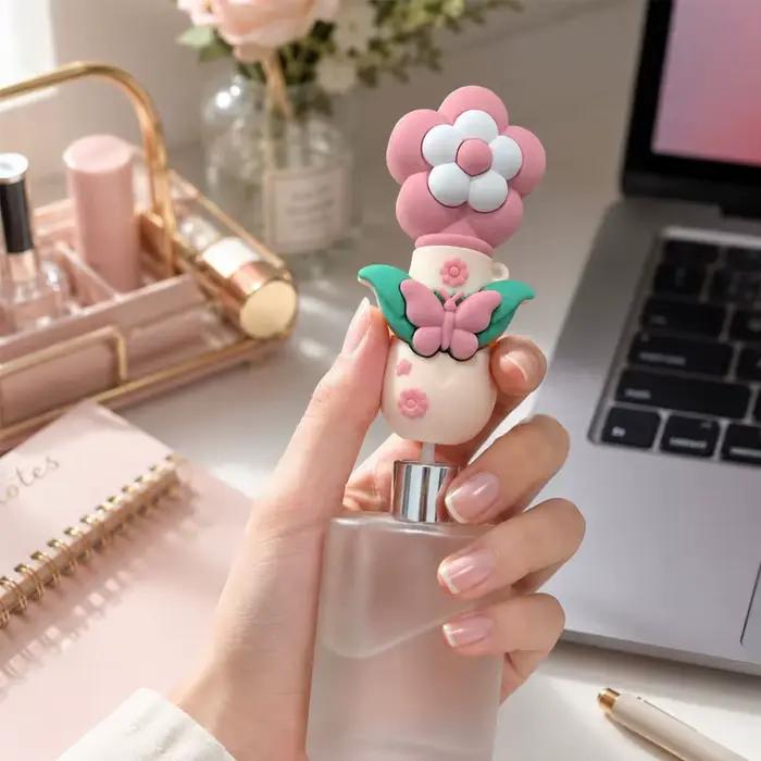 Mini flacon vaporisateur de parfum floral mignon