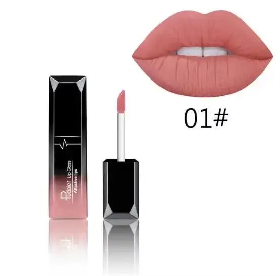 Lèvres mates maquillage brillant à lèvres imperméable velours liquide mat rouge à lèvres longue duré