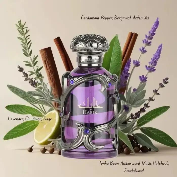 Eau de parfum floral longue durée avec pomme, orange bergamote, freesia et encens pour homme et femme occasions spéciales