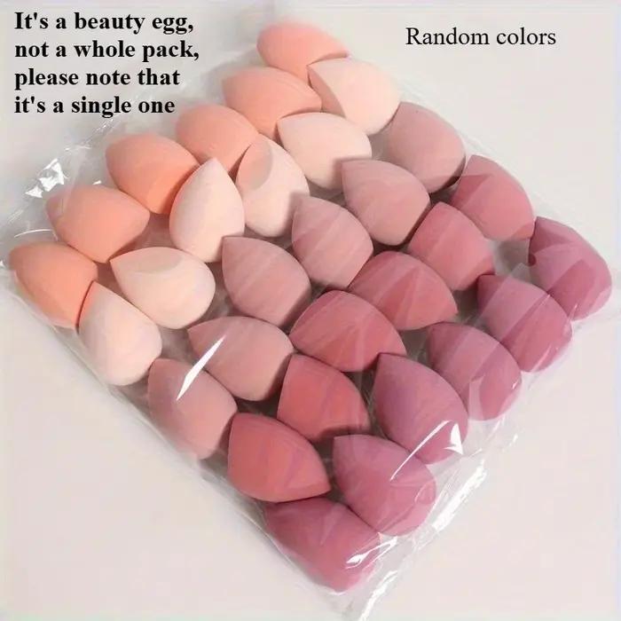 Éponge de maquillage sans latex, sans parfum, 20 pièces, houppette de maquillage humide et sèche, adaptée à tous les types de peau, couleurs aléatoires