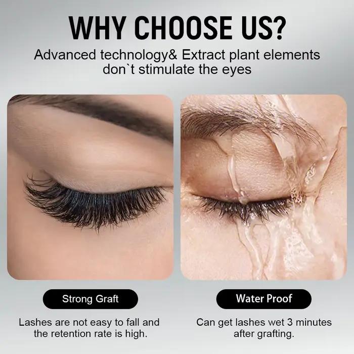Colle à cils Gollee, séchage rapide 0,5s, colle pour extensions de cils pour artistes de salon, tenu