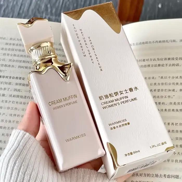 Parfum Crème Gaufrette Arabe pour Femme, Caramel Vanille Gourmand, Eau de Toilette Longue Durée, Frais, Floral, Fruité, Charme Neutre