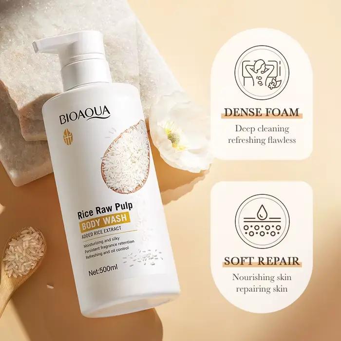 Gel douche au lait de riz