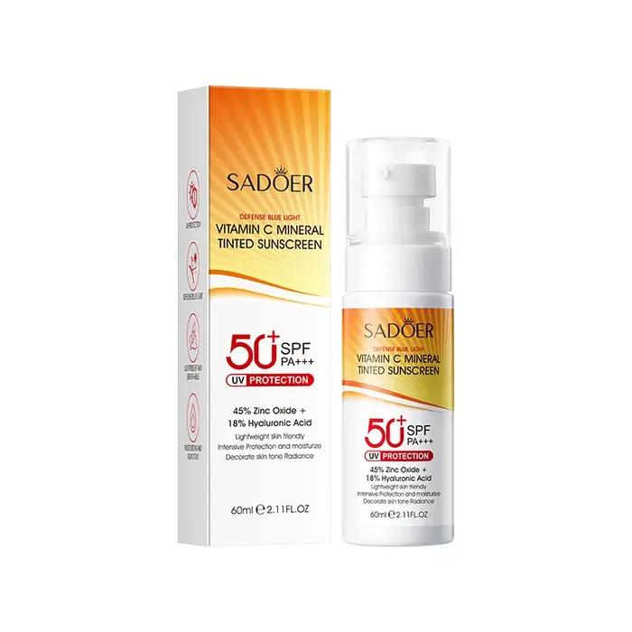 Crème solaire teintée minérale à la vitamine C 60 ml