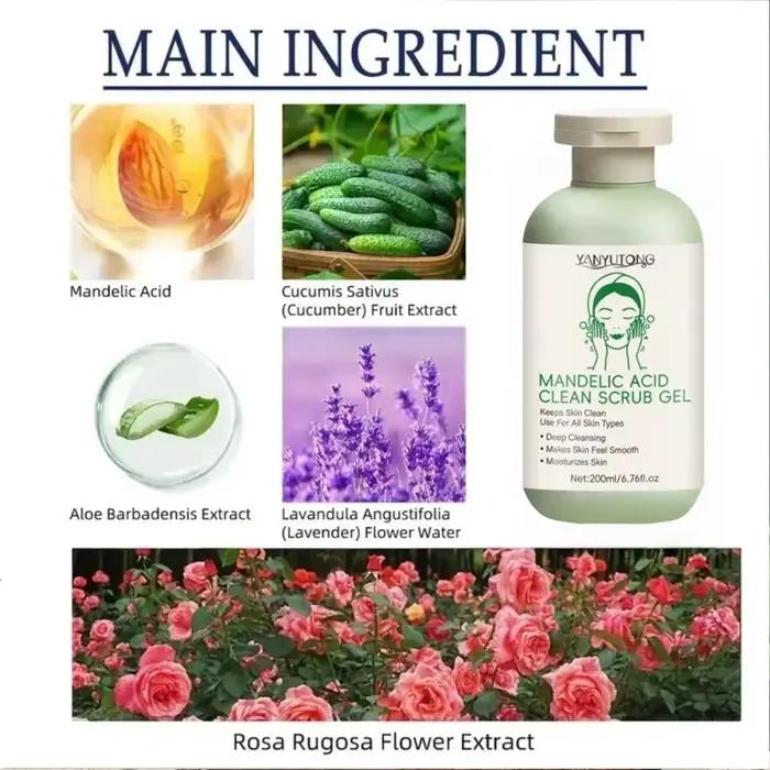 Gel exfoliant pour le visage, nettoyage en profondeur des pores, soins pour la peau, blanchissant, hydratant, réparation, gommage du visage, soins pour la peau