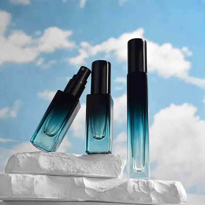 Bouteille rechargeable en verre 50ml pour parfum et huiles essentielles - couleurs subtiles et élégantes pour la maison et les cadeaux d'occasion spéciale