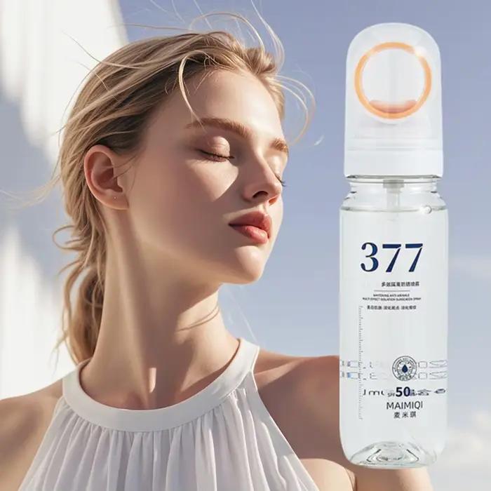 NOUVEAU Spray solaire anti-âge SPF50+ 377, hydratant, anti-rides, éclaircissant, pour le visage, le corps et le cou