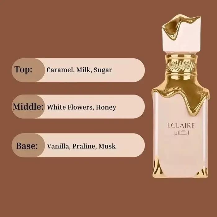 2026 nouveau parfum Eclaire 100ml parfums pour femmes longue durée crème glacée