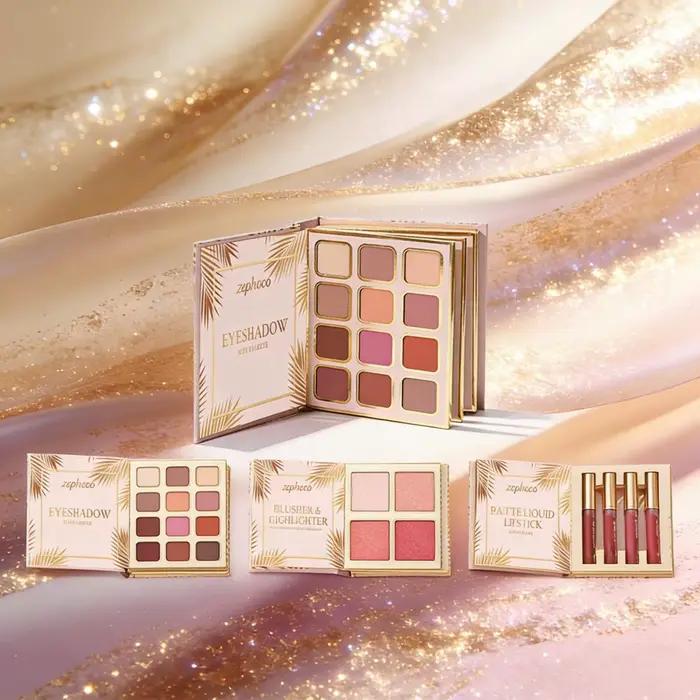 Palette de maquillage professionnelle en format livre
