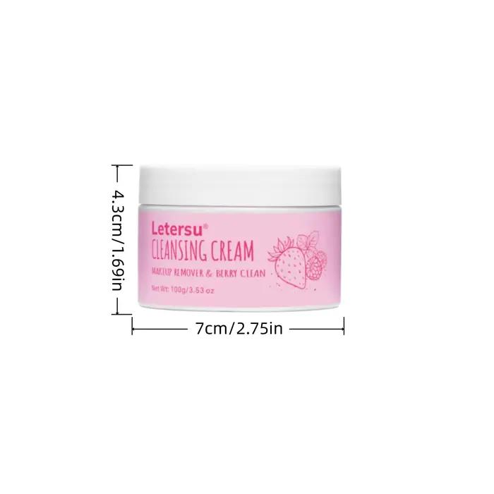 Baume démaquillant, à double effet de dissoudre les cosmétiques et de nettoyer, apaisant la peau