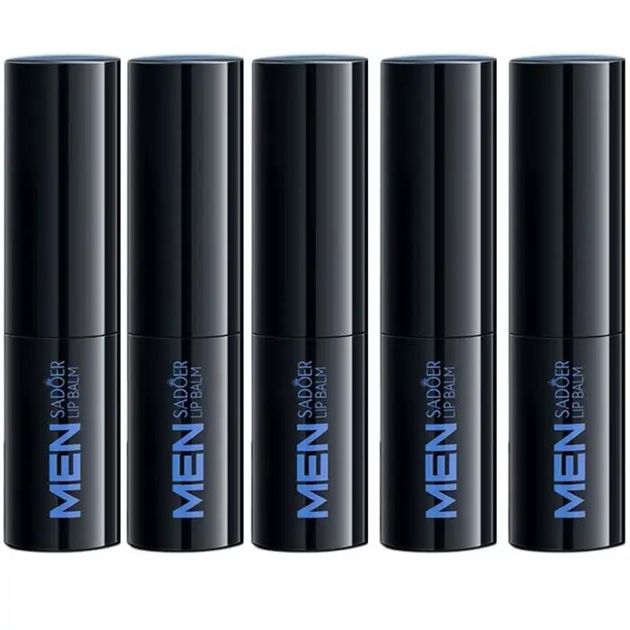 Baume à lèvres hydratant anti-sécheresse anti-fissuration éliminant la peau morte atténuant les lignes fines pour hommes soins de la peau