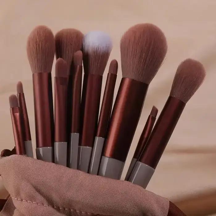 Ensemble de pinceaux de maquillage professionnels, kit d'outils de brosse de maquillage, fard à barr