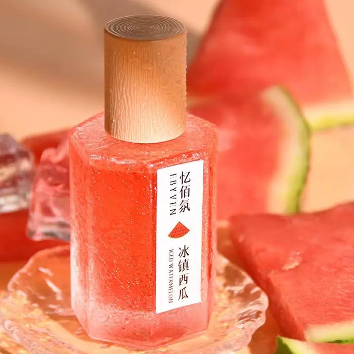 Parfum unisexe fruité naturel, senteur douce de pastèque, pêche et litchi, eau de toilette fraîche, charmante et rafraîchissante, parfum pour femme, spray corporel