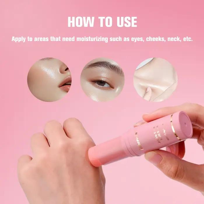 Baume rose coréen hydratant pour la peau
