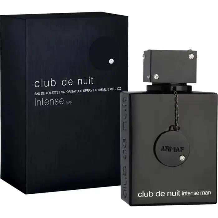 Armaf Club De Nuit Intense Man Eau De Toilette 3.6 Ounce Woody Spicy EDP Parfum Type Air Longue Durée Unisexe Cologne Hommes & Femmes