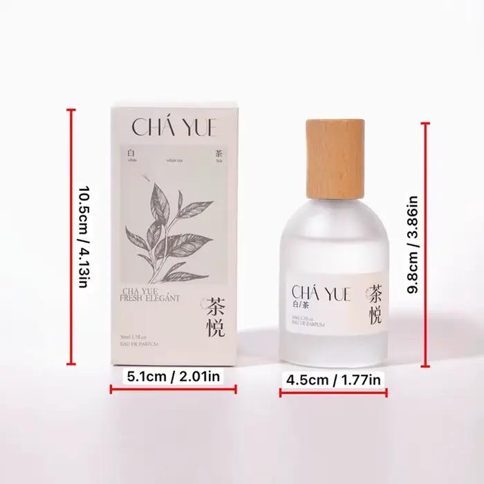 Parfum unisexe au thé blanc de niche, marque originale, parfum pur, léger et durable, fragrance neutre légère, usage quotidien décontracté