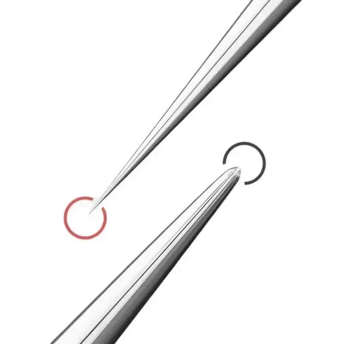 Pince extra fine n ° 5 pour les soins de la peau, accessoire pour éliminer l'acné, les points noirs, la beauté du visage, 1 pièce