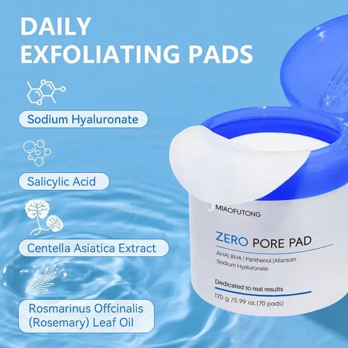 Lingettes démaquillantes douces à l'acide hyaluronique, 70 pièces, pré-humidifiées, pour éliminer les impuretés et le maquillage waterproof
