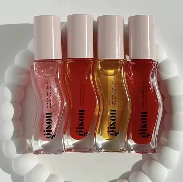 Gisou miel pastèque Essence hydratante huile pour les lèvres brillant soin lèvres Benetitnt pour les lèvres repulpantes exfoliant repulpant brillant soin