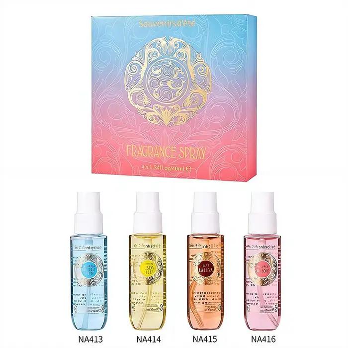 Coffret Cadeau de 4 Mini Sprays Parfumés