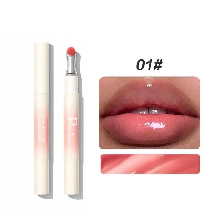 Rouge à lèvres aqueux, vernis à lèvres longue durée, sans taches, nu, ne se décolore pas, brillant à