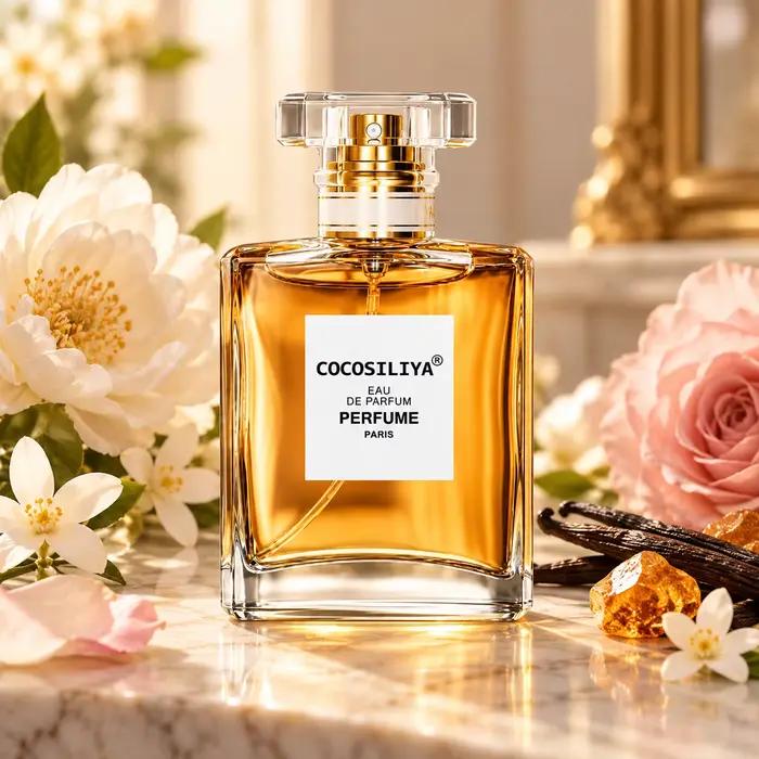 Parfum en spray EDP pour femmes, 50 ml, parfum chaud, sucré, gourmand et oriental, parfum longue durée, flacon carré en verre, cadeau de parfum pour le corps