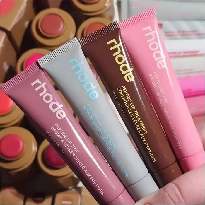 Rhode Skin Spring Lip Gloss Baume à lèvres lissant, anti-rides, longue tenue, nourrissant, pour le soin quotidien des femmes, maquillage hydratant, blush pour fille