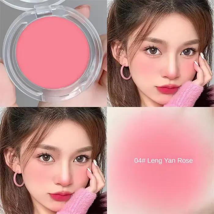 Blush monochrome mat, couleur naturelle des joues