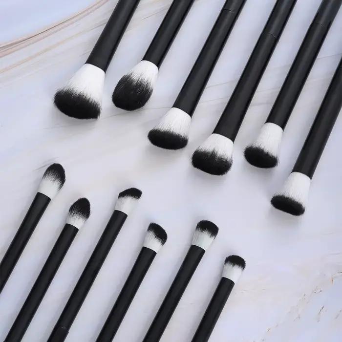 Ensemble de pinceaux de maquillage créatifs et multifonctionnels, 15 pièces, pour le maquillage