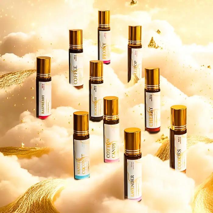 Huile essentielle de cerise Roll-On, 10 ml – Aromathérapie naturelle pour la relaxation et l'amélioration de l'humeur – Parfum sucré, format voyage, facile à appliquer