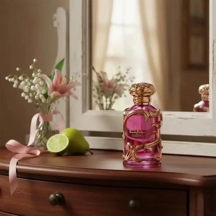 Eau de parfum floral longue durée avec pomme, orange bergamote, freesia et encens pour homme et femme occasions spéciales