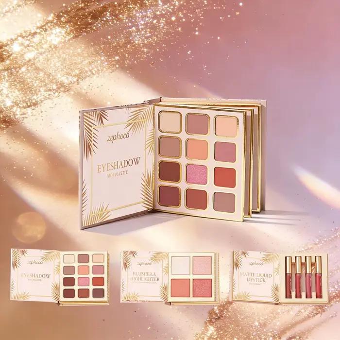 Palette de maquillage professionnelle en format livre