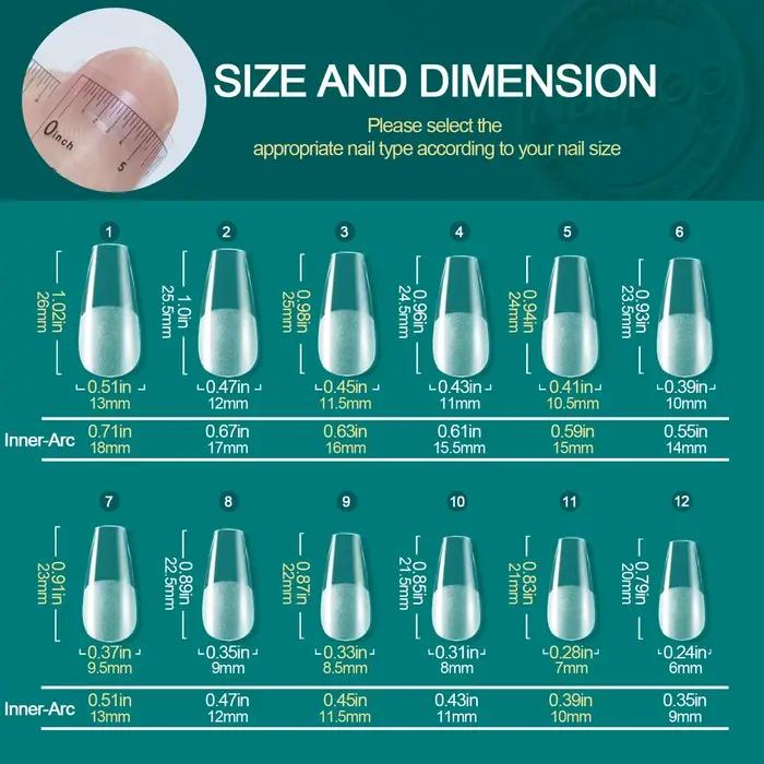 Nailpop-Faux ongles gel X, extensions d'ongles faciles à tremper, forme moyenne et courte, amande/ca