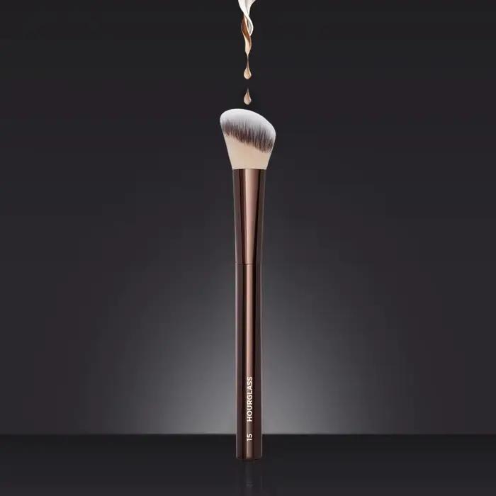 1 pièce # 15 pinceaux de maquillage pour Blush, liquide, bronzant, à utiliser avec des formules de j