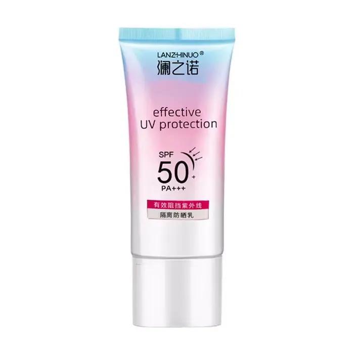 Crème solaire quotidienne SPF 50 + Protection UV crème solaire hydratante pour le visage légère impe