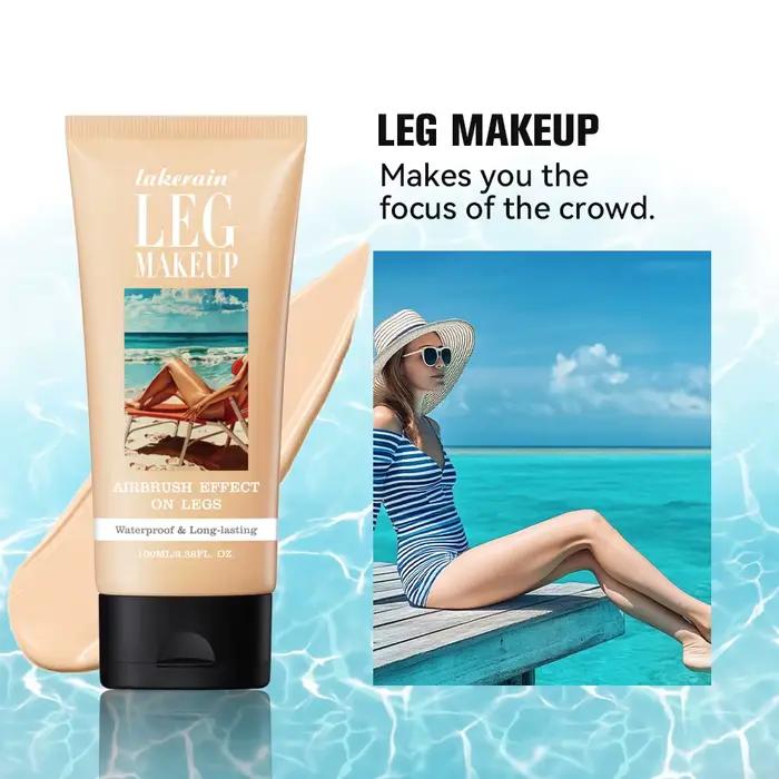 Fond de Teint Corps Waterproof Effet Bronze avec Houpette Gratuite