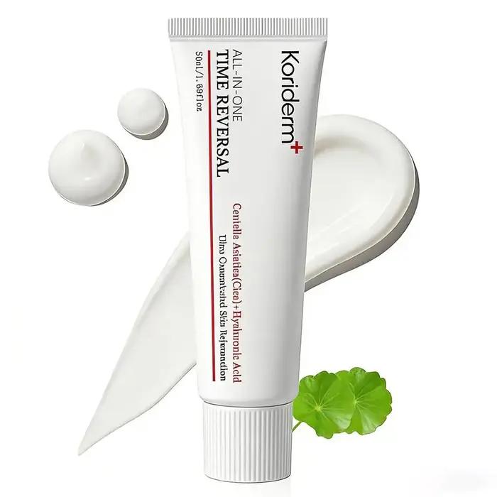 Crème hydratante tout-en-un Koriderm 50 ml - Crème visage apaisante et hydratante en profondeur à la Centella Asiatica et à l'acide hyaluronique